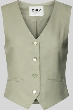 ONLY Regular Fit Weste mit Cinch-Bändern Modell 