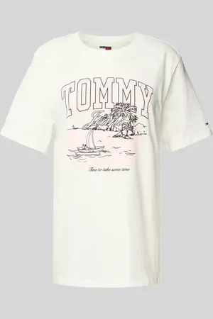 Tommy Hilfiger Regular Fit T-Shirt aus reiner Baumwolle in , Größe L