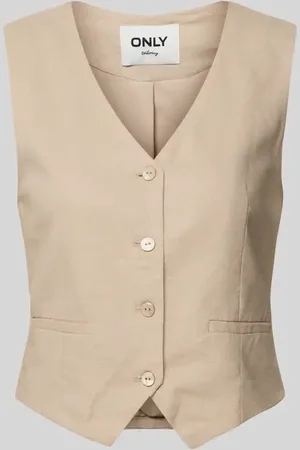ONLY Regular Fit Weste mit Cinch-Bändern Modell 