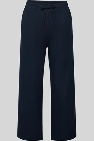 Freequent Straight Leg Leinenhose mit Eingrifftaschen Modell 