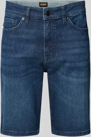 HUGO BOSS Slim Fit Jeansshorts im 5-Pocket-Design Modell 