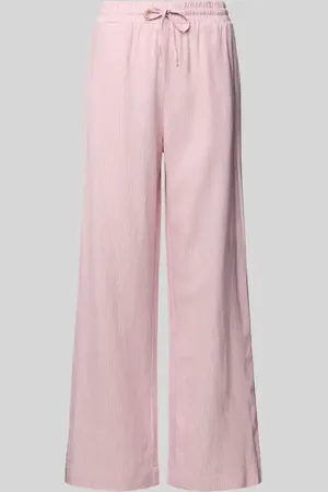 Freequent Wide Leg Leinenhose mit elastischem Bund Modell 