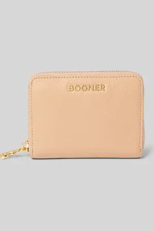 Bogner Portemonnaie aus Leder mit Label-Detail Modell 