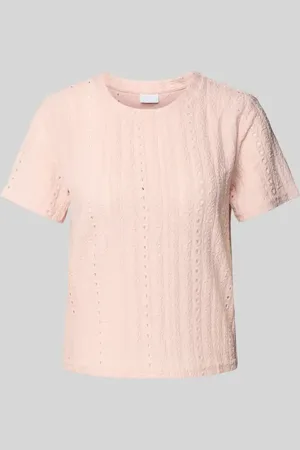 Jake*s T-Shirt mit Lochstickerei in , Größe 32