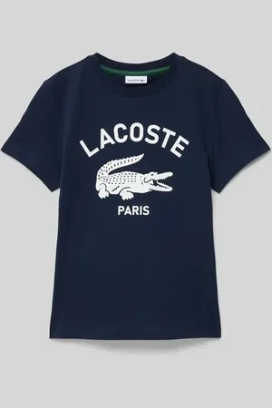 Lacoste T-Shirt mit Label-Print und Rundhalsausschnitt in , Größe 152
