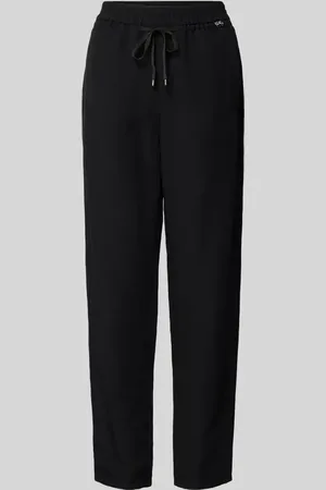 Marc Cain Tapered Fit Stoffhose mit Tunnelzug in , Größe 34