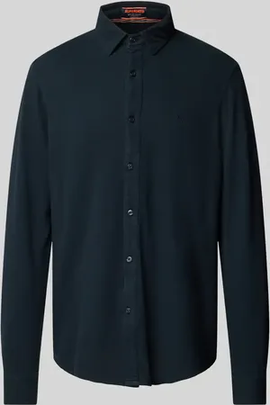 Superdry Freizeithemd mit Label-Stitching in , Größe L