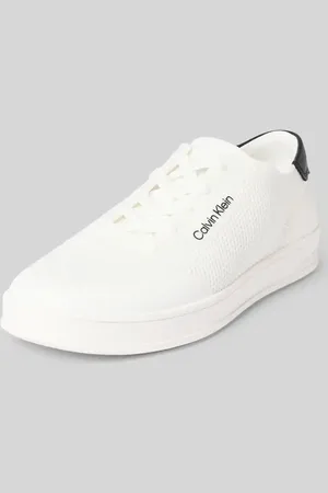 Calvin Klein Sneaker mit Label-Details und Schnürverschluss in , Größe 40