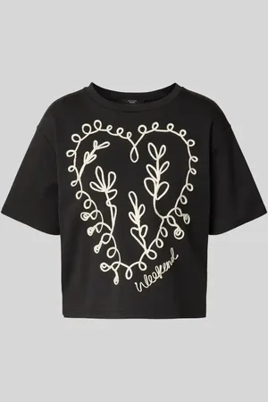 Max Mara T-Shirt mit Motiv-Stitching Modell 