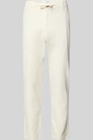 SELECTED Slim Tapered Fit Hose mit Tunnelzug Modell 