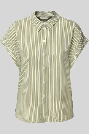 TOM TAILOR Loose Fit Kurzarmbluse aus reiner Viskose in , Größe L