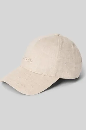 HUGO BOSS Cap aus Leinen mit Label-Stitching Modell 