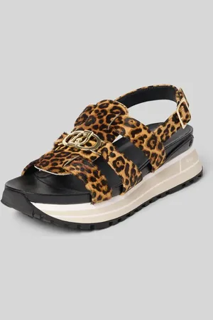 Liu Jo Sandalette mit Label-Applikation und Plateausohle in , Größe 36