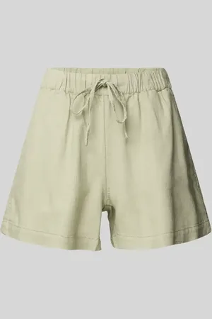 ONLY Loose Fit Shorts aus Viskose-Leinen-Mix Modell 