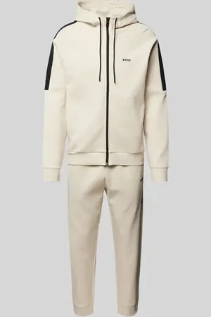 HUGO BOSS Trainingsanzug mit Label-Print in , Größe S