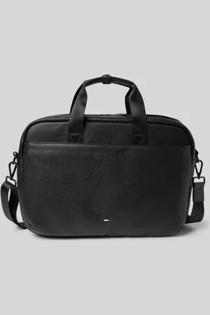 Bugatti Laptoptasche mit Logo-Prägung Modell 
