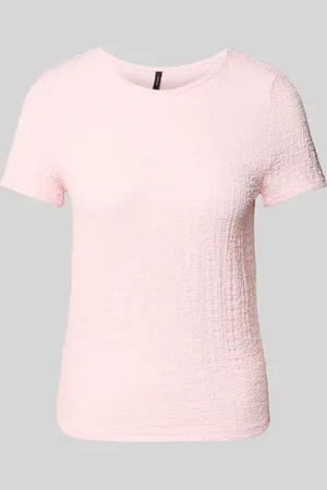 VERO MODA Regular Fit T-Shirt in Crinkle-Optik Modell 