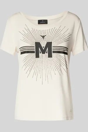 monari T-Shirt mit Strasssteinbesatz in , Größe 34