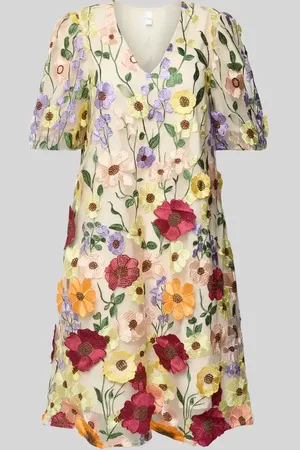 Y.A.S Knielanges Cocktailkleid mit V-Ausschnitt Modell 