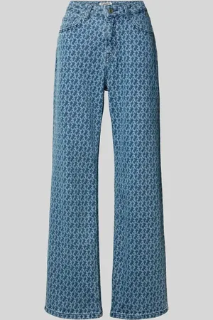 Colourful rebel Jeans mit weitem Bein Modell 