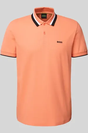 HUGO BOSS Regular Fit Poloshirt mit Label-Print Modell 