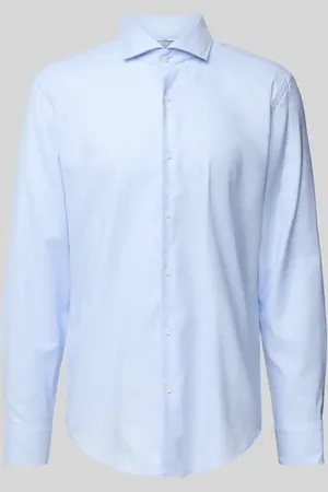 HUGO BOSS Regular Fit Business-Hemd mit Haifischkragen Modell 