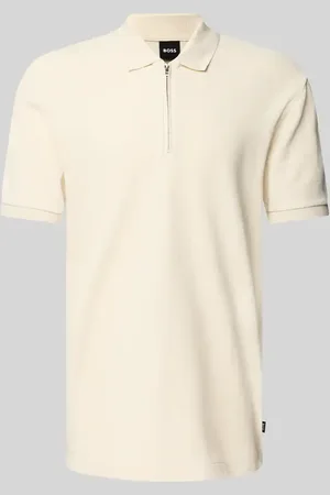 HUGO BOSS Regular Fit Poloshirt mit Reißverschluss Modell 