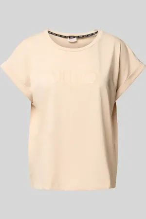 Liu Jo T-Shirt mit Label-Print und Rundhalsausschnitt in , Größe M