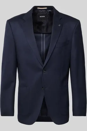 HUGO BOSS Regular Fit 2-Knopf-Sakko mit Reverskragen Modell 