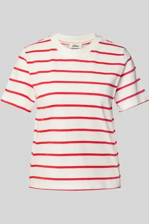QS by s.Oliver Regular Fit T-Shirt aus reiner Baumwolle in , Größe 40