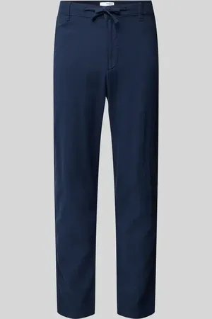 SELECTED Slim Tapered Fit Hose mit Tunnelzug Modell 