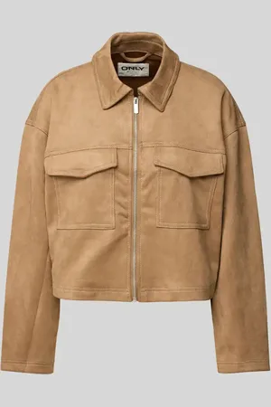 ONLY Oversized Jacke in Wildlederoptik Modell 