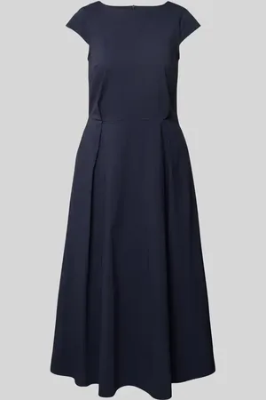 More & More Midikleid mit Kappärmeln und Rundhalsausschnitt in , Größe 36