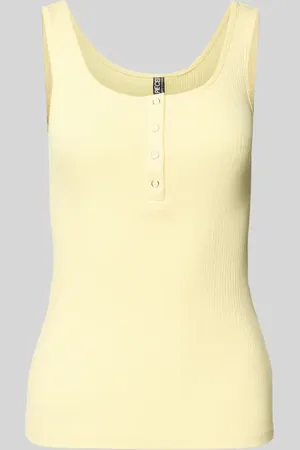 Pieces® Slim Fit Tank Top aus Baumwoll-Mix Modell 