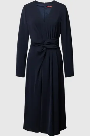 Max Mara Midikleid mit V-Ausschnitt Modell 