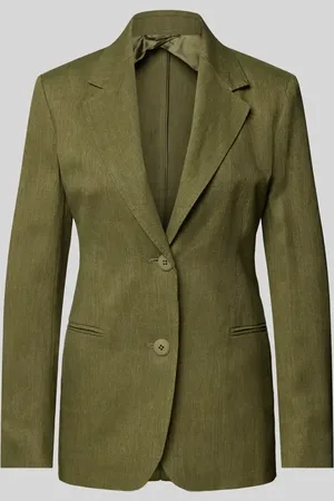 Max Mara Leinenblazer mit Paspeltaschen Modell 
