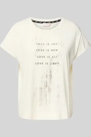 Liu Jo T-Shirt mit Label-Print in , Größe L