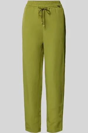 Marc Cain Tapered Fit Stoffhose mit Tunnelzug in , Größe 34
