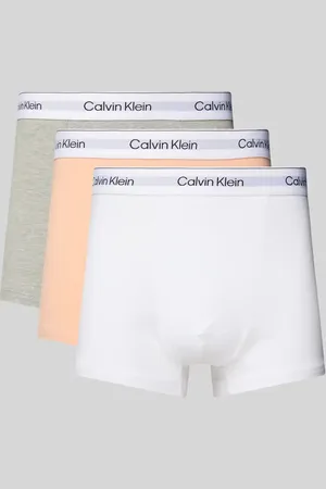 Calvin Klein Trunks mit Label-Bund im 3er-Pack in , Größe M