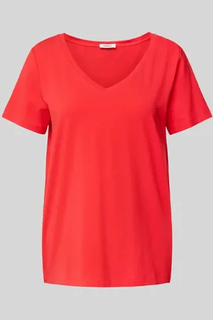 QS by s.Oliver Regular Fit T-Shirt aus Baumwoll-Elasthan-Mix in , Größe 34