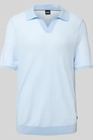 HUGO BOSS Poloshirt mit V-Ausschnitt Modell 