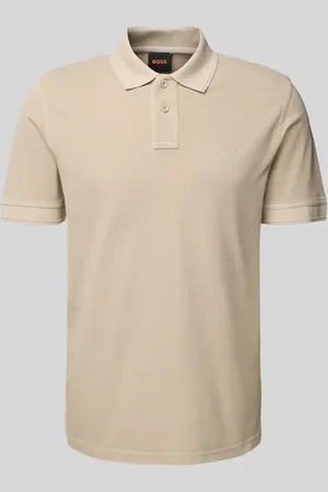 HUGO BOSS Slim Fit Poloshirt mit Label-Print Modell 