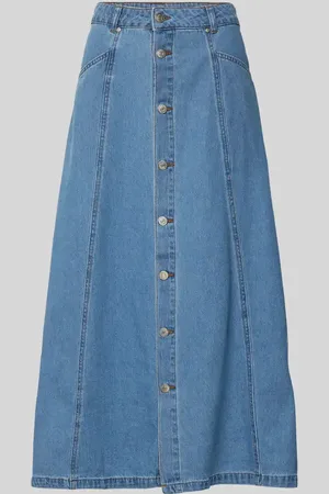 B YOUNG Jeansrock mit durchgehender Knopfleiste in , Größe 36