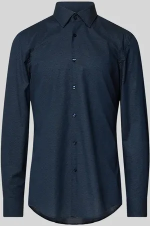 HUGO BOSS Slim Fit Business-Hemd mit Kentkragen Modell 