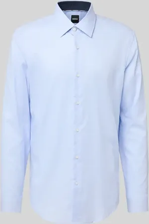 HUGO BOSS Regular Fit Business-Hemd mit Kentkragen Modell 
