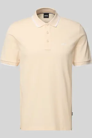 HUGO BOSS Regular Fit Poloshirt mit Label-Print Modell 