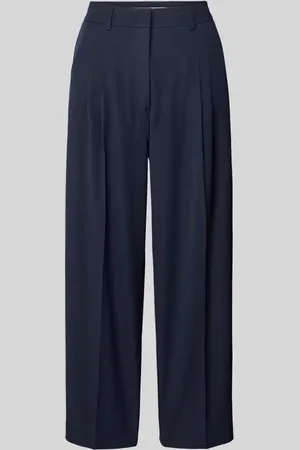 Smith and Soul Straight Leg Stoffhose mit Bundfalten in , Größe L