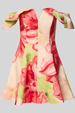 Forever New Leinencocktailkleid mit V-Ausschnitt Modell 