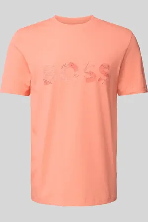 HUGO BOSS T-Shirt mit Logo-Print und Rundhalsausschnitt in , Größe L
