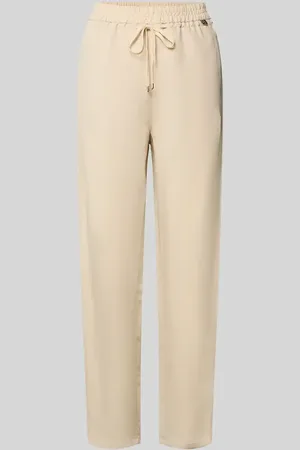 Marc Cain Tapered Fit Stoffhose mit Tunnelzug in , Größe 34